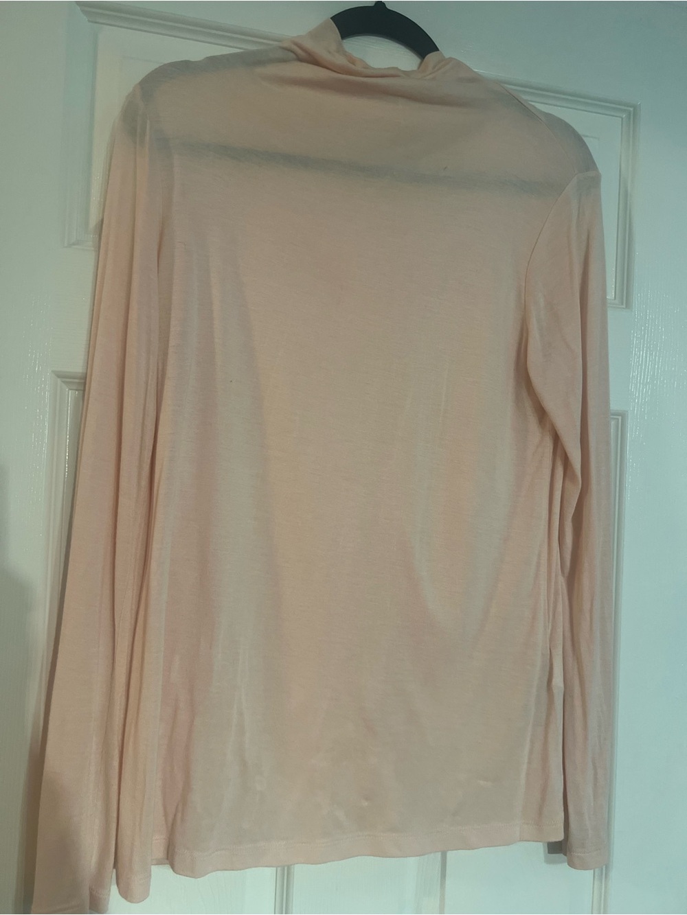 Banana Republic Pale Blush Long Sleeve Tee - Soft Pink